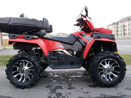 rear seat and storage for atv